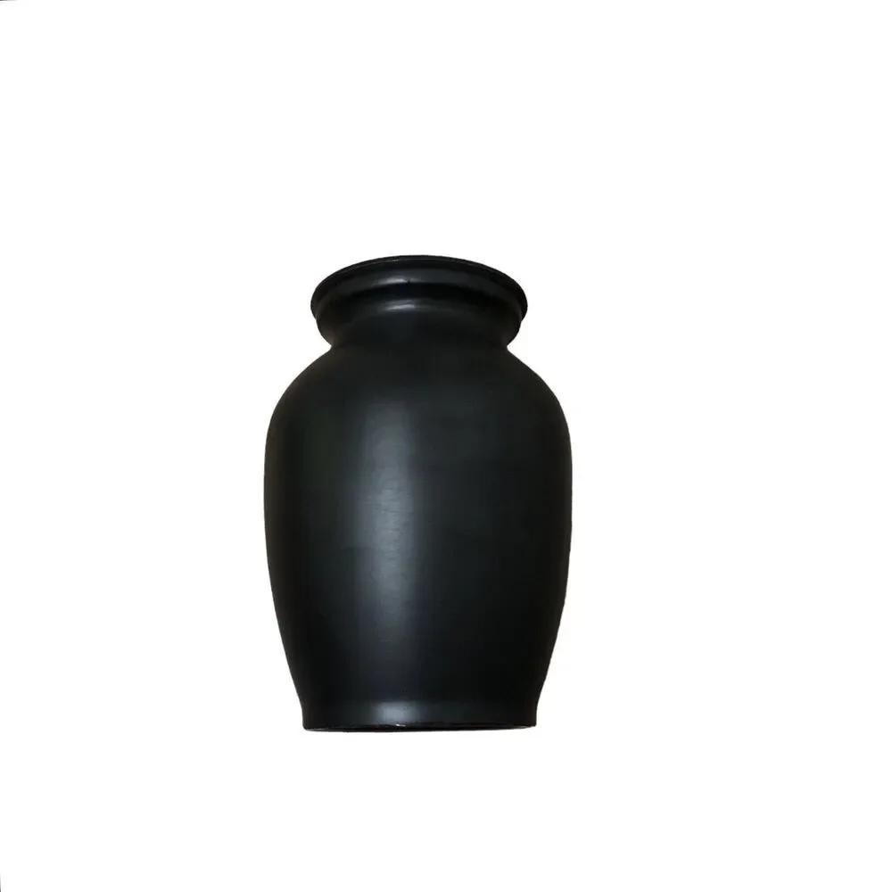 Black Silver Dog Paws Pet Cremation Ashes Metal Urn - Picture 3 of 5